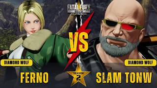 FF:CotW 🌟 FERNO  (Blue Mary) vs SLAM TONW (Mr.Big)🌟Replay Match - FATAL FURY: City of the Wolves!