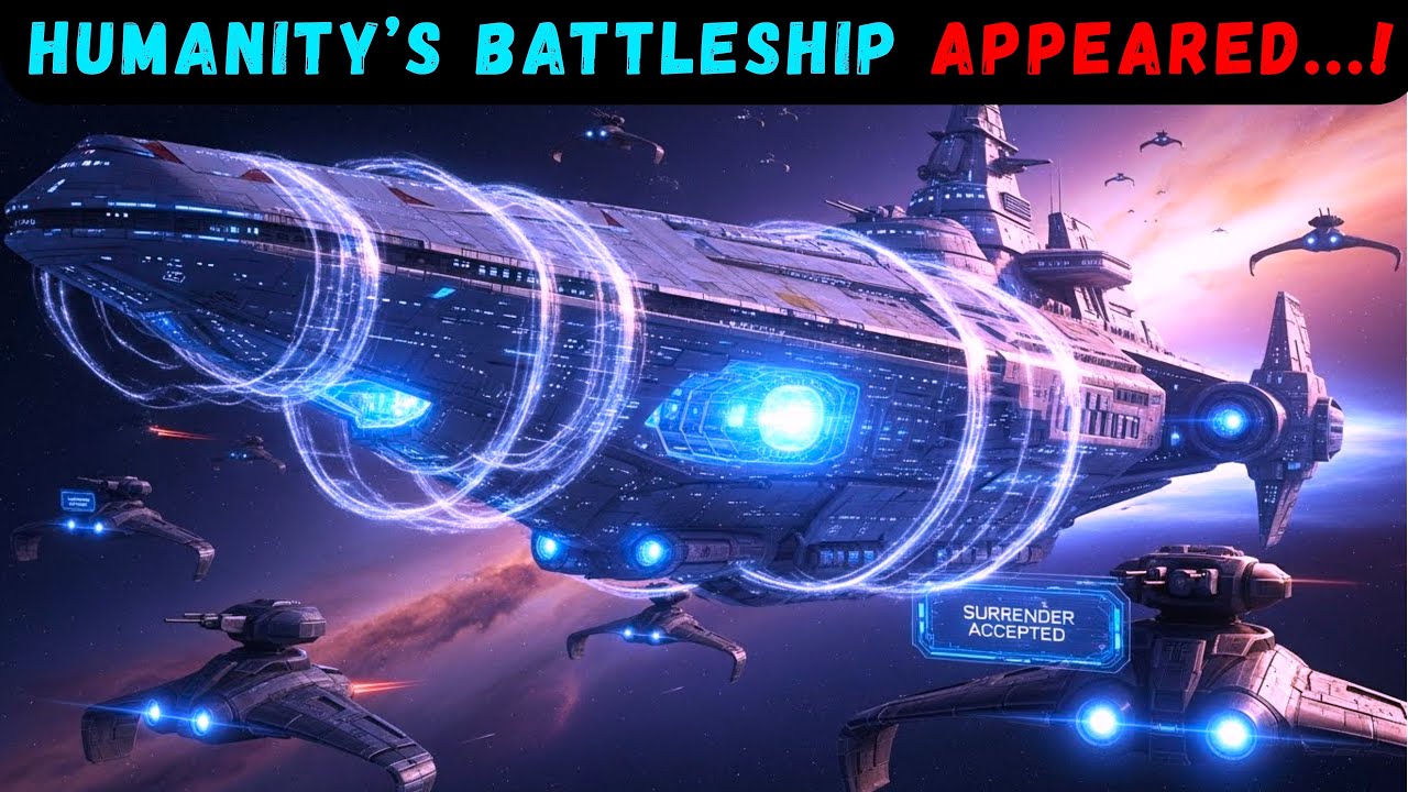 Aliens Thought They Knew War — Then Humanity’s Battleship Appeared | Best HFY Story