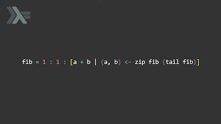 Haskell: Fibonacci sequence