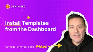 Install Starter Kit & Theme add-ons from the uSkinned Dashboard