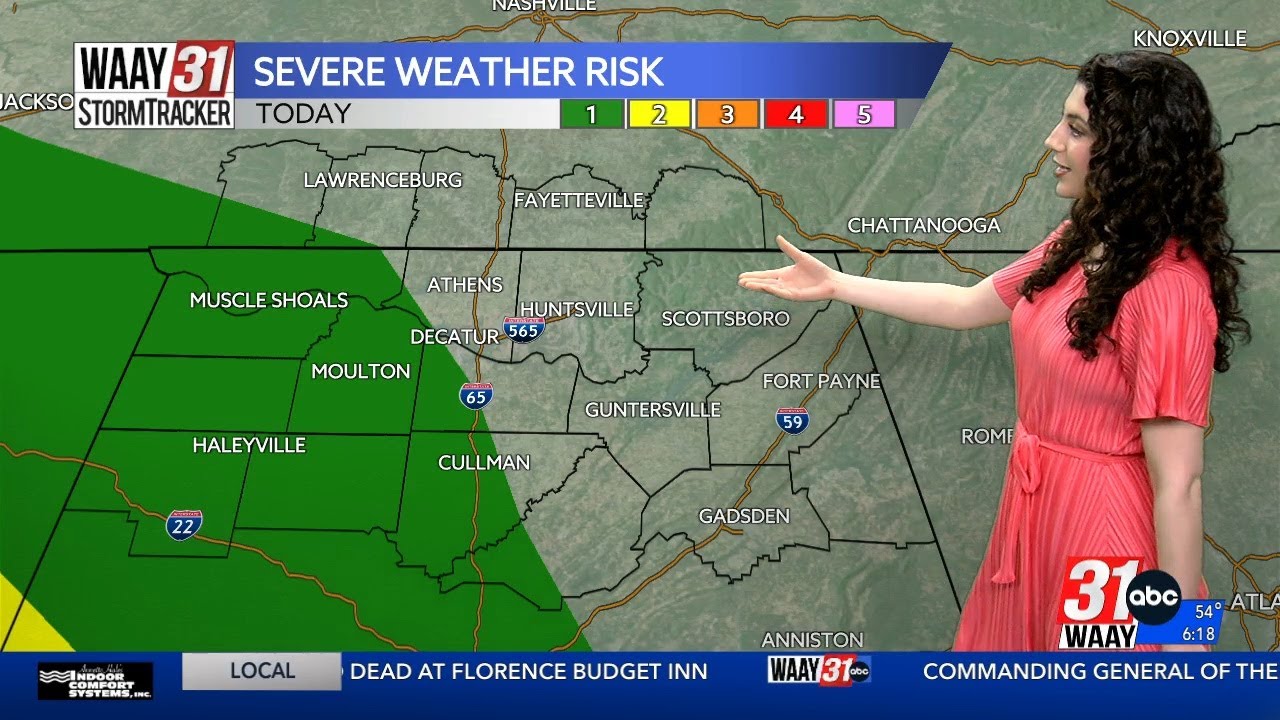 Latest on Monday and Tuesday's Severe weather risk - YouTube