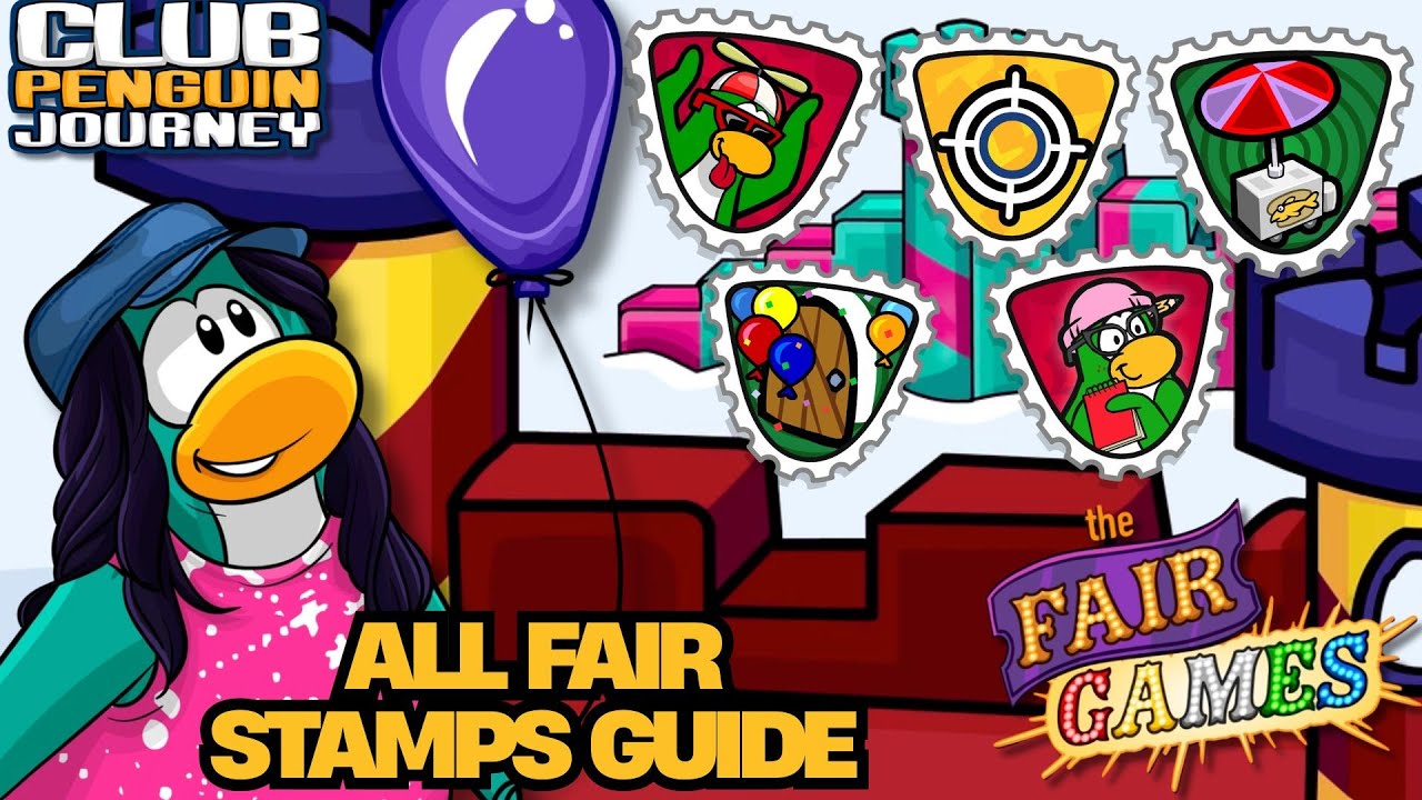 ALL FAIR STAMPS GUIDE 🎡| Club Penguin Journey