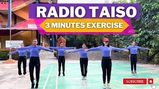 Radio Taiso exercise 1 | 3 minutes exercise routine | Senam kebugaran jepang | Merlyna Anggara