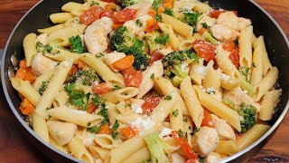 Garlic Chicken Primavera | KendraCookingTyme