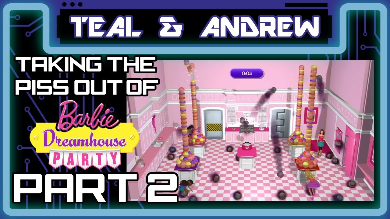 Barbie Dreamhouse Party (w/Andrew) - Part 2: Phalic Cupcakes - YouTube