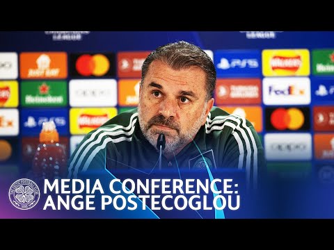 Full Champions League Media Conference: Celtic Manager Ange Postecoglou (10/10/22)