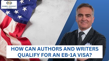 How can authors and writers qualify for an EB-1A visa?