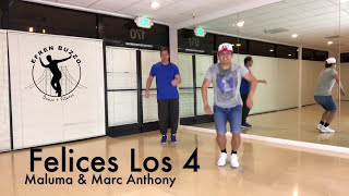 ZUMBA SALSA CHOREO, Felices Los 4 (Maluma & Marc Anthony). #salsafitness