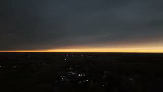Drone Cloud Covered Total Solar Eclipse 4-8-2024