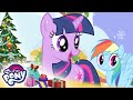 My Little Pony em português 🎄 Natal | Noite da lareira calorosa | La Magia de la Amistad | MLP