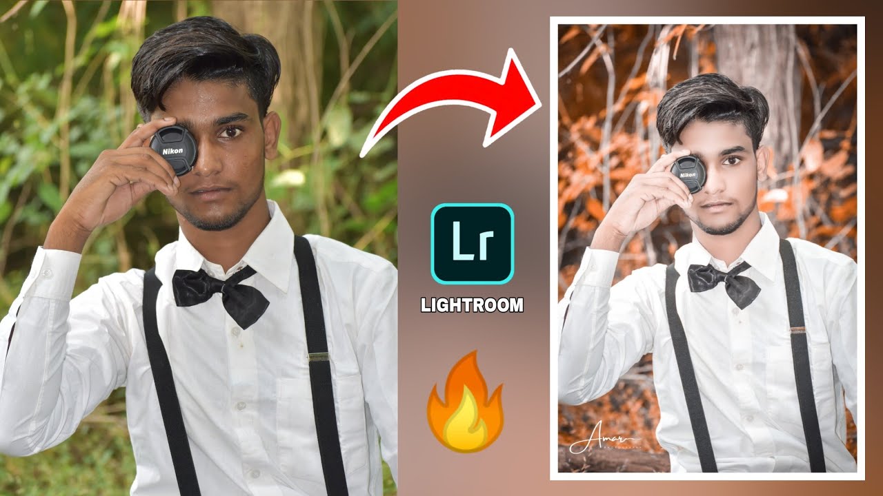 Lightroom Orange Effect Photo Editing || Lightroom Photo Editing Tutorial || Aman Pictures