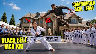 Black Belt Rich Kid Next Door Demanded a Fight —Unaware The Black Single Dad Commanded a SEAL Team