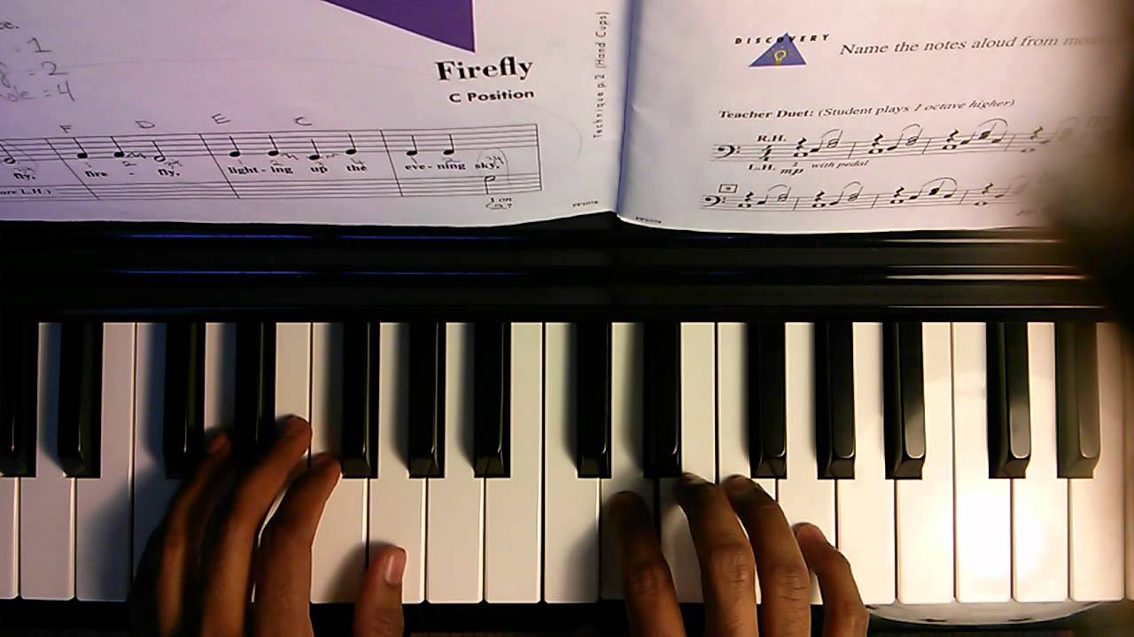 piano adventures lesson book 1 001 firefly p4 youtube flyer fly the song