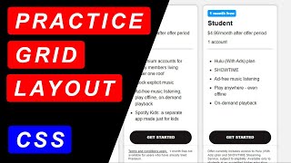 CSS: PRACTICE GRID LAYOUT