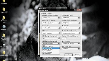 NO$GBA How to Save and change save types