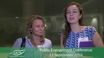 Public Engagement Conference Vox Pops
