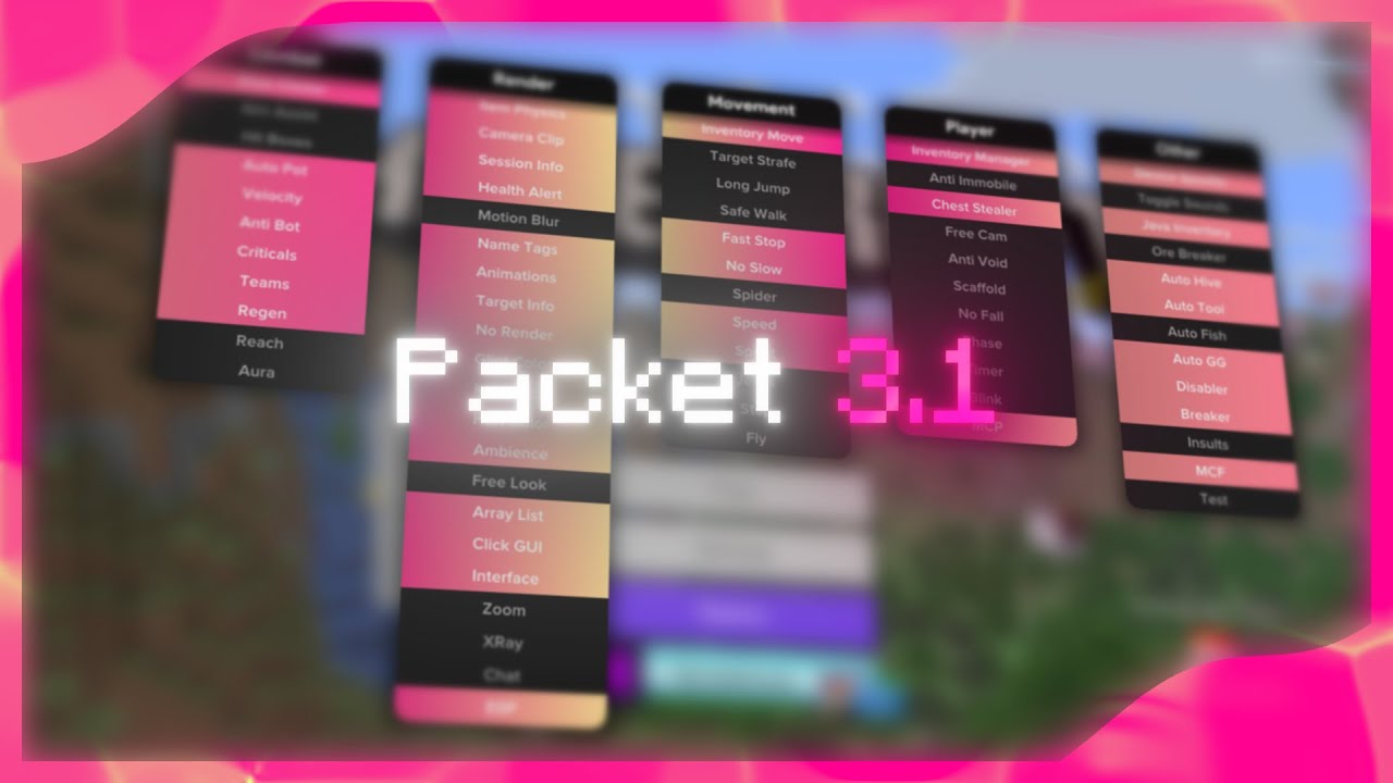 Packet 3.1 Trailer - The Best Minecraft: Bedrock Client for 1.21.131 ...