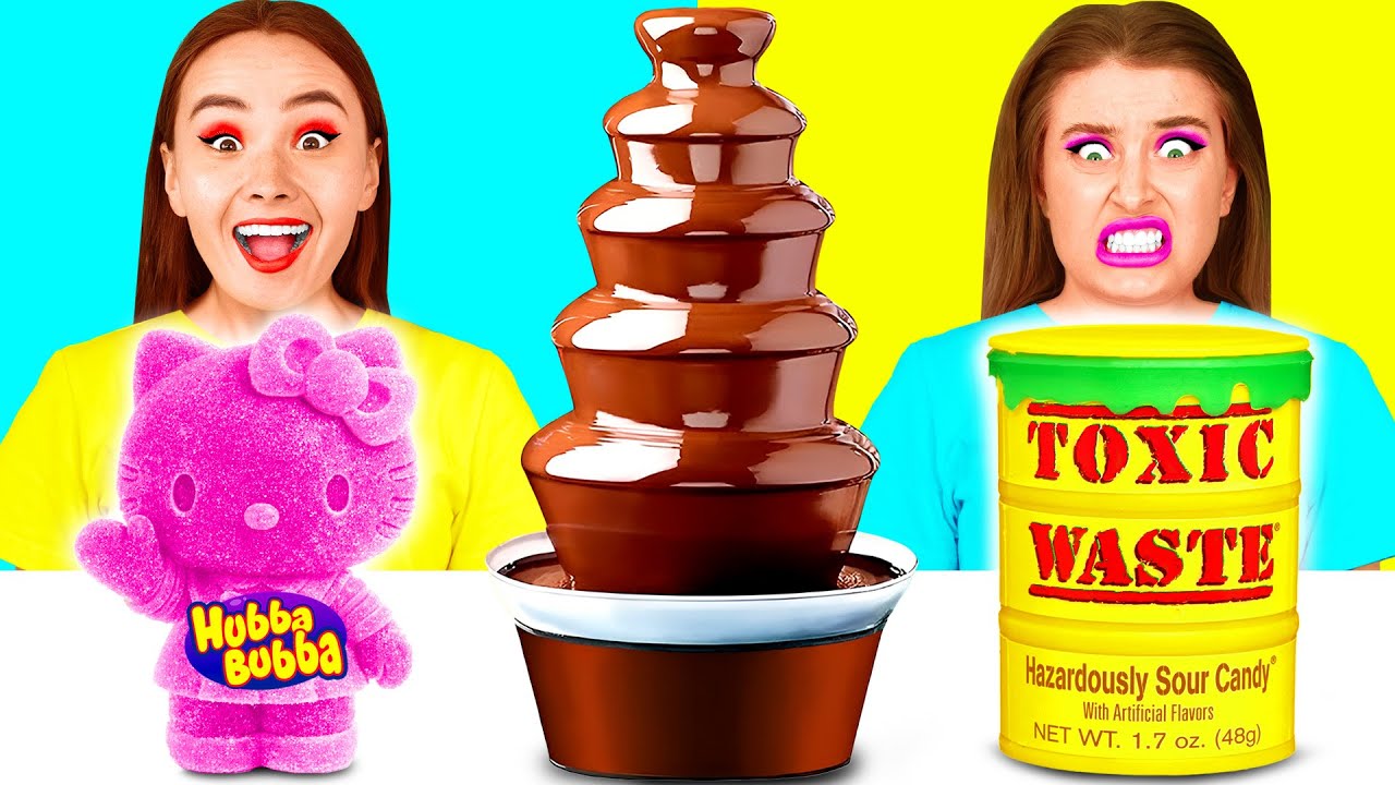 チョコレートファウンテンチャレンジ | シンプルなキッチンレシピ DuKoDu Challenge