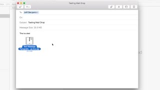 Mail Drop Sends Large Attachments - OS X Yosemite Starter Guide