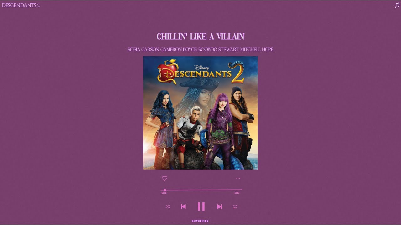 descendants 2 - chillin' like a villain (sped up + reverb)