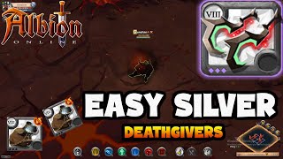 Huge Profit With Deathgivers 250K BUILD | Albion Online | Giveaway | Corrupted Dungeons | Pvp