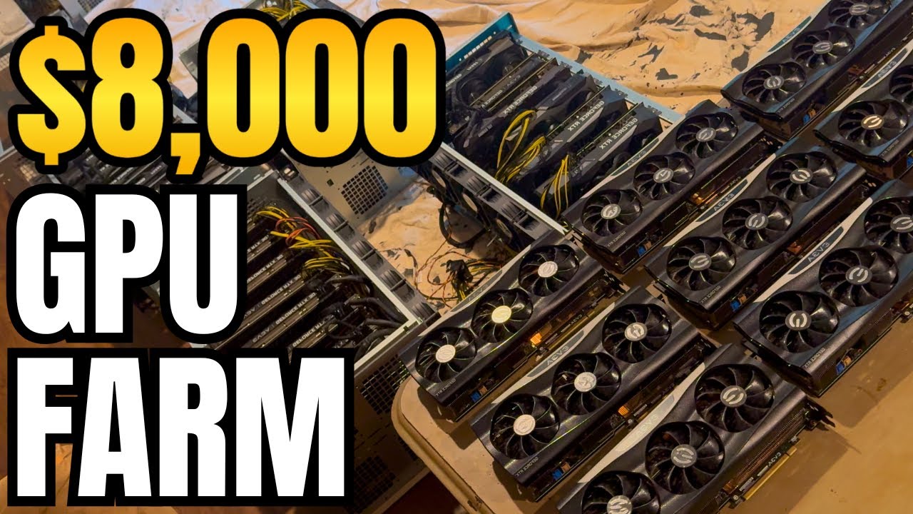 Ethereum Mining Mining Rig 1080 Ti Mining Driver Cryptocurrency Mining Rig  GPU RTX 3060Ti 3070 ETH HIVE OS