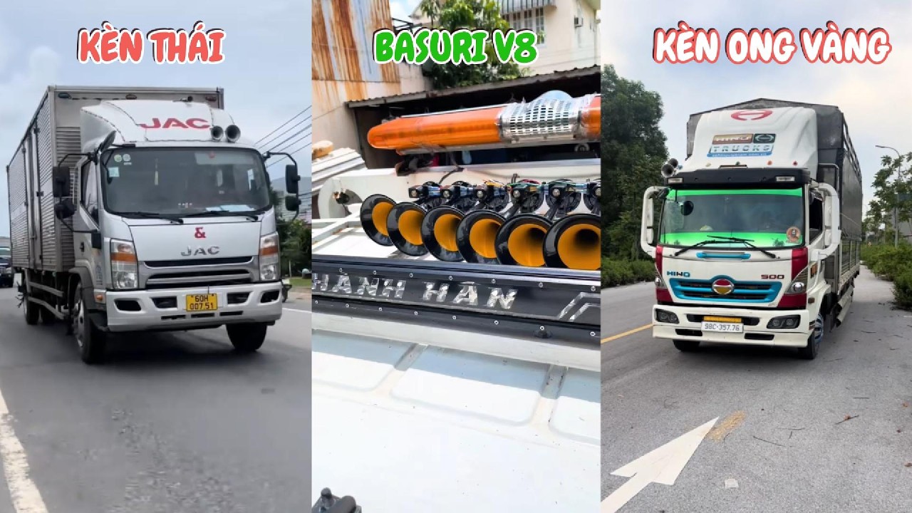Tạch Tè Kèn Basuri V8 Kèn Thái Kèn Ong Vàng Cực Cháy