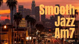 Smooth Jazz Groove Backing Track Jam in A Minor l BT 0005