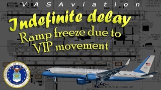 [REAL ATC] Air Force 2 forces multiple delays at Phoenix Airport!