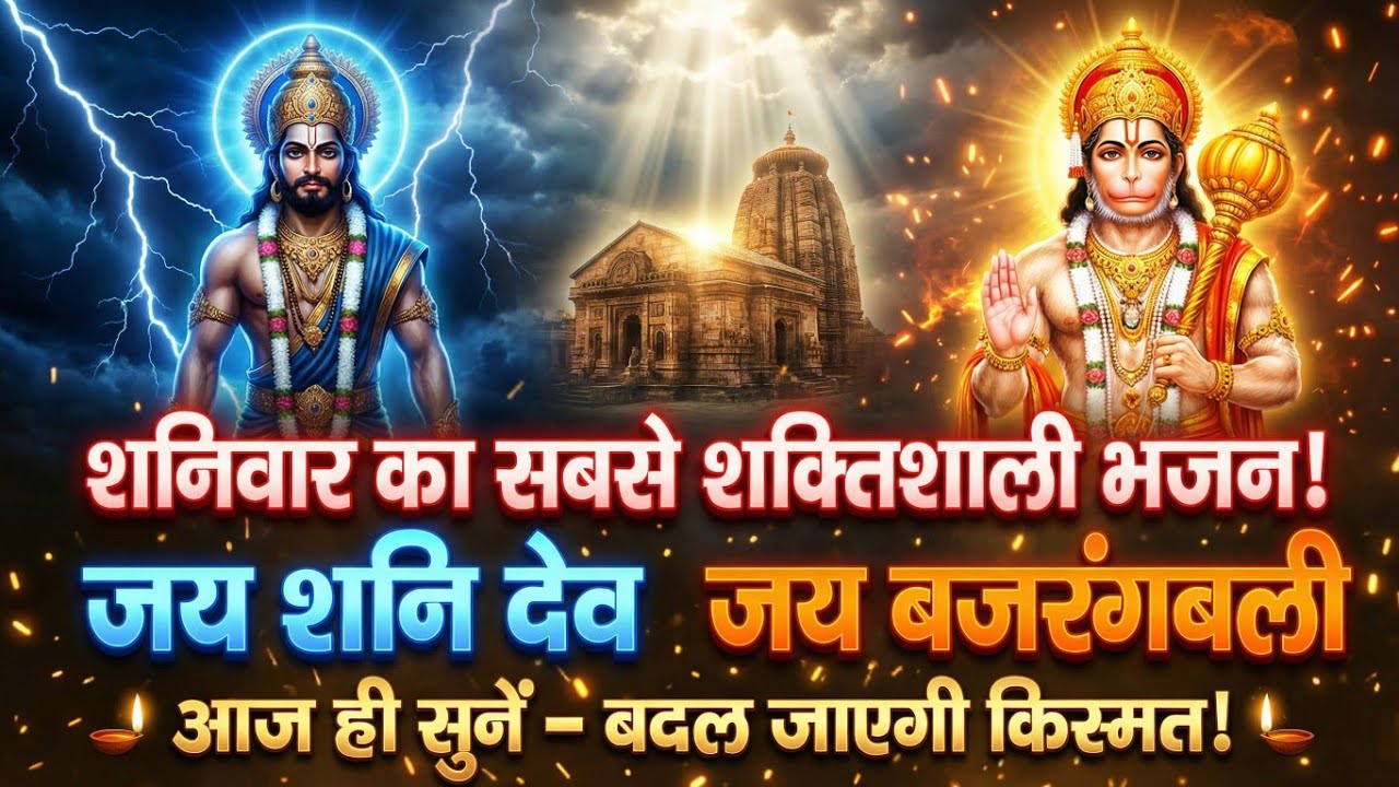 शनिवार स्पेशल भजन  | जय शनि देव जय हनुमान | Shani Dev Hanuman Bhajan | Latest Bhajan 2026