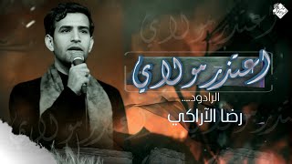 اعتذر مولاي ::  الرادود رضــــا الاراكــــــــي