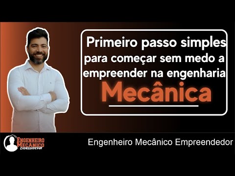 Capa de Engenheiro Mecânico Empreendedor