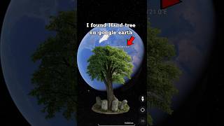 I found Hand tree monster on google map #trending #shorts