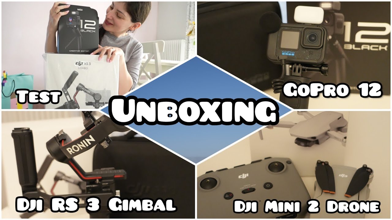 UNBOXING | Dji RS3 Gimbal | GoPro Hero 12 | Dji Mini 2 SE Drone #dji #gimbal #drone #gopro #unboxing