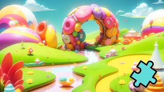Jigsaw Puzzle Candy World - Jigsaw Games For Kids - Baby Games Videos screenshot 3