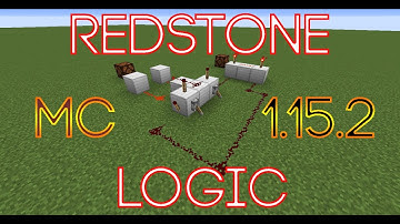 Redstone Logic Gates in Minecraft 1.15.2