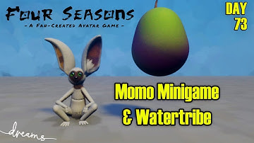 Creating a Fan-AVATAR Game! | Momo Minigame & Watertribe Additions | [Day 73] [Dreams PS4]