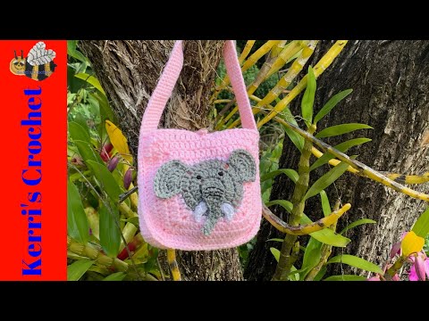 Crochet Elephant Bag Tutorial