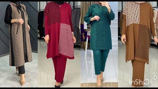 أرقى وأجمل تشكيلات من ملابس شتوية للمحجبات🌟Hijabi girl 🌟 Culture hijab 🌼 Hijab styles 2023 screenshot 2