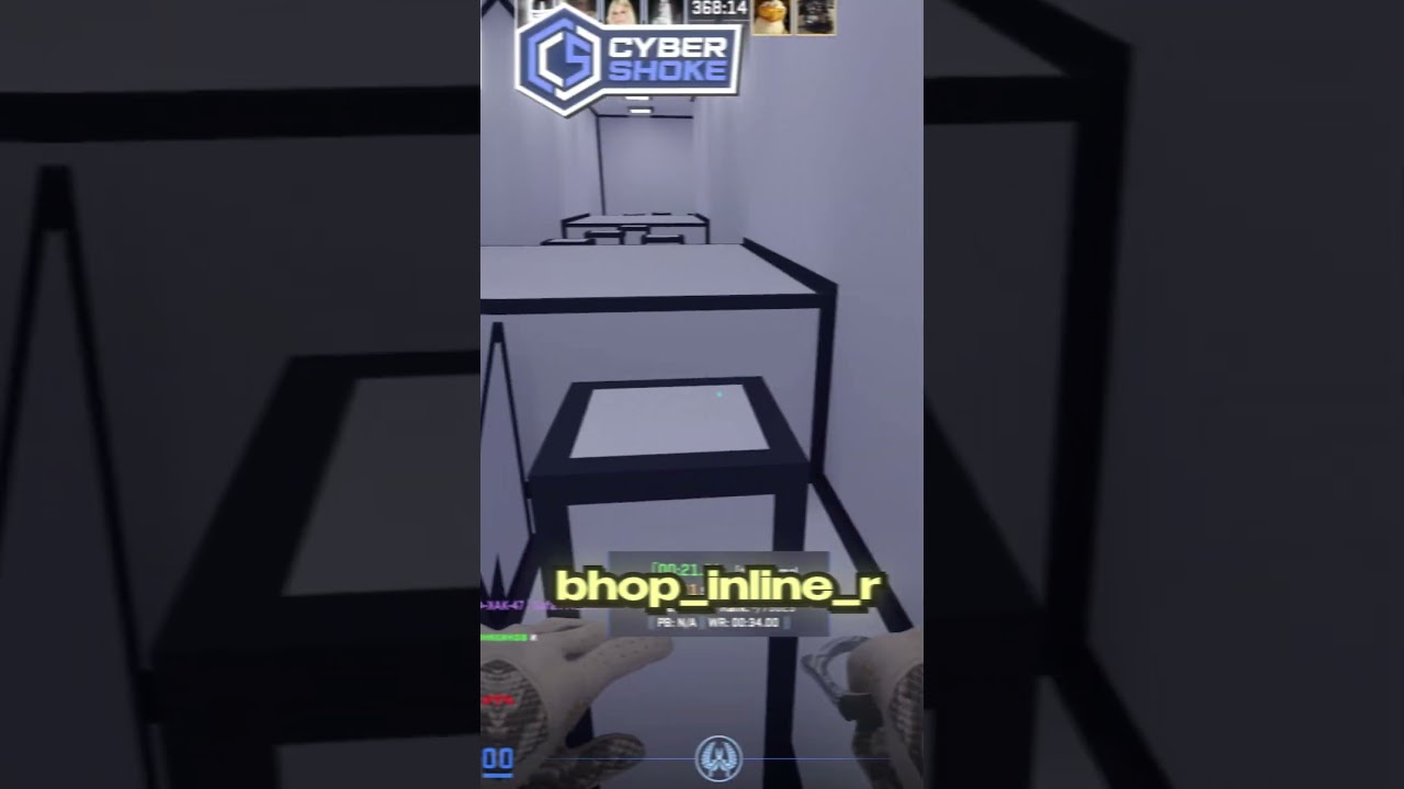 Лучшие BHOP карты для тренировки мувмента на cybershoke!