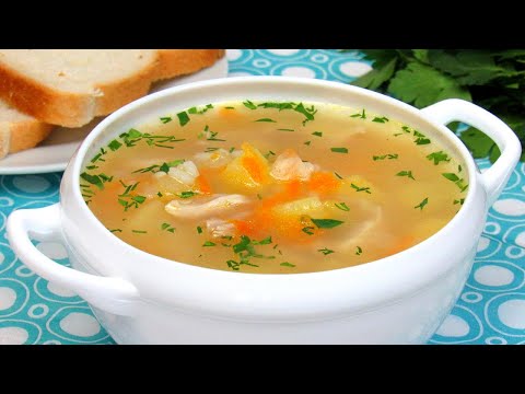 Куриный Суп с Рисом. Такой Супчик съедается ПОДЧИСТУЮ, даже если варить КАЖДЫЙ день!