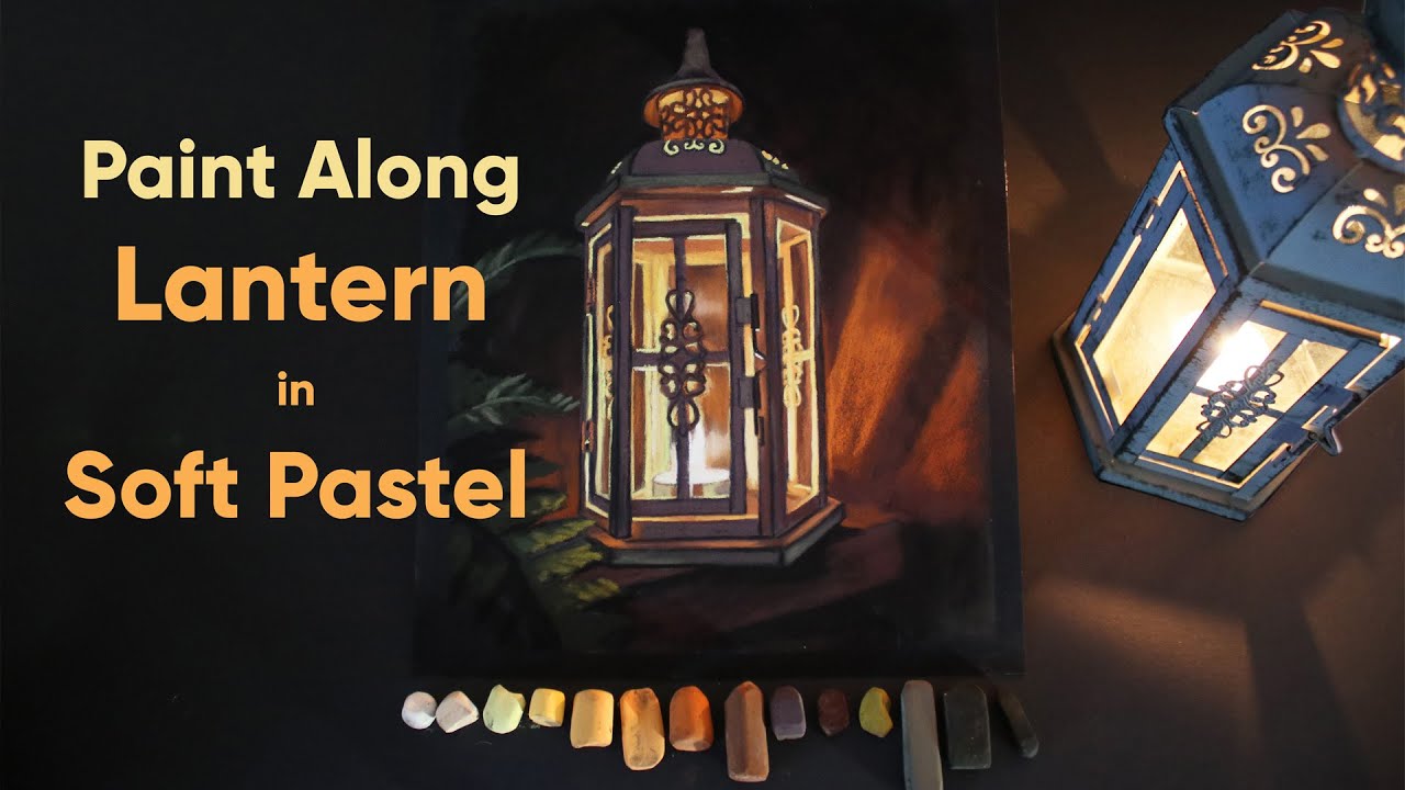 Candlelit Lantern in Soft Pastel - FULL DEMO in real time