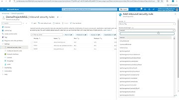 Creating a network security group in Azure