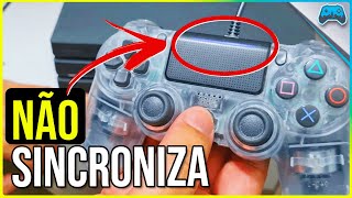 Controle do PS4 NÃO Sincroniza o QUE FAZER? Dualshock 4 não funciona - Com 1 (um) Controle