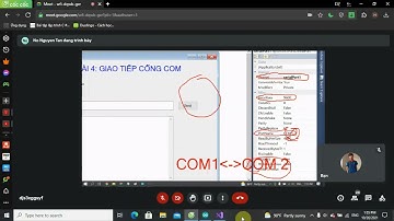 BÀI TẬP 4 C# KẾT NỐI VỚI CỔNG COM ARDUINO PART 2