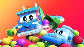 Ein klebrige Situation im BÄLLEBAD!  | Super Truck | Car City World App