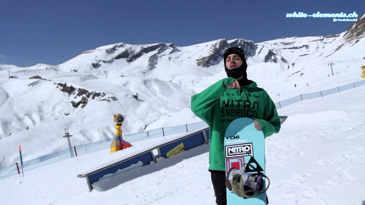 GrindelwaldFirst Trickshot 4 Snowboard White Elements Snow Park