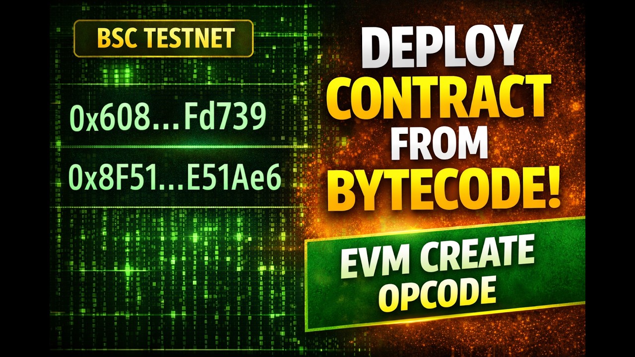 Deploy a Solidity smart contract using raw bytecode from another ...