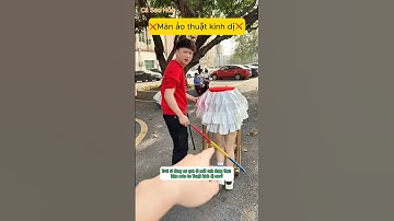 Chàng trai thực hiện màn ảo thuật kinh dị #shorts