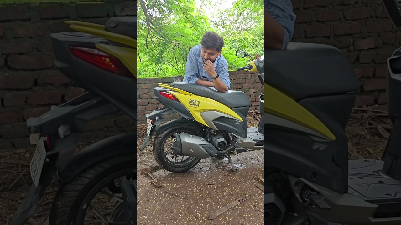 Let's count how many times Hero reminds us we are riding the Xoom 125 scooter